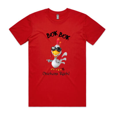 Bok Bok Chickens Rock Unisex Tee Thumbnail