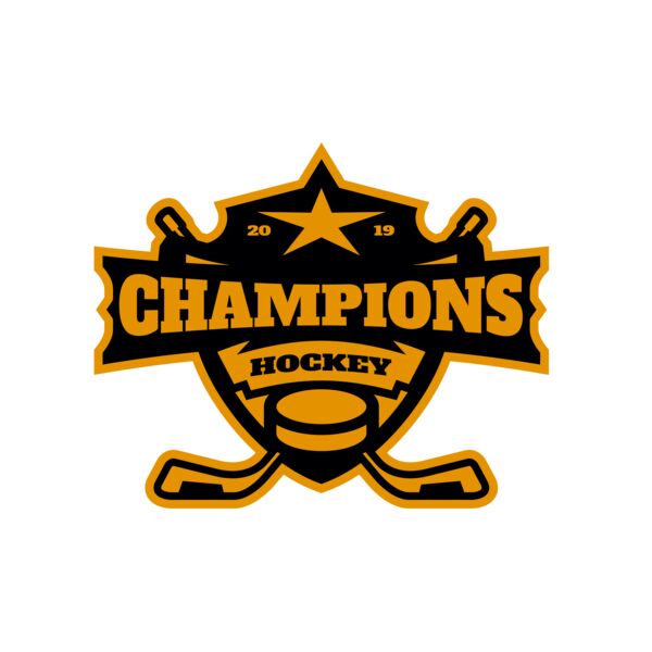Champions Hockey logo template 02 Thumbnail